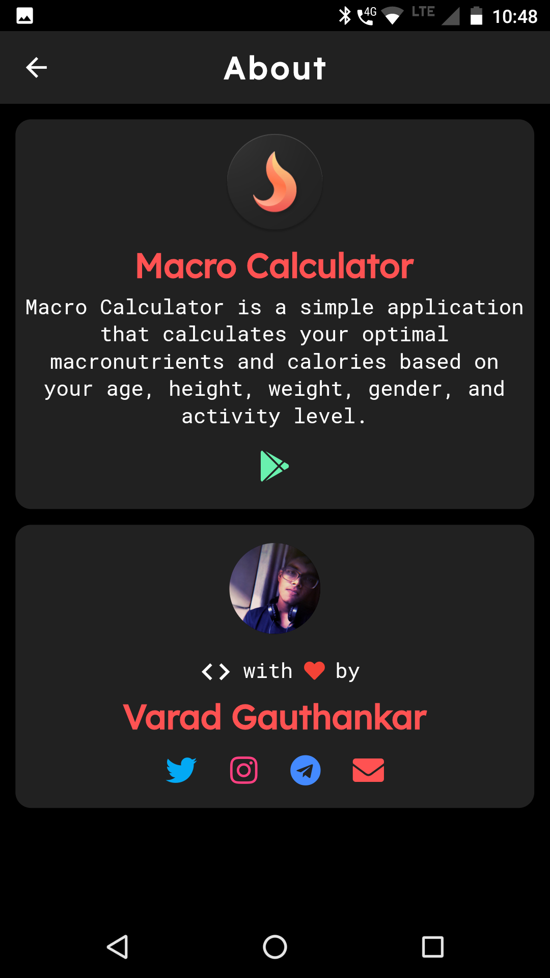 Macro Calculator - Fat loss and muscle gain | It's All Widgets!